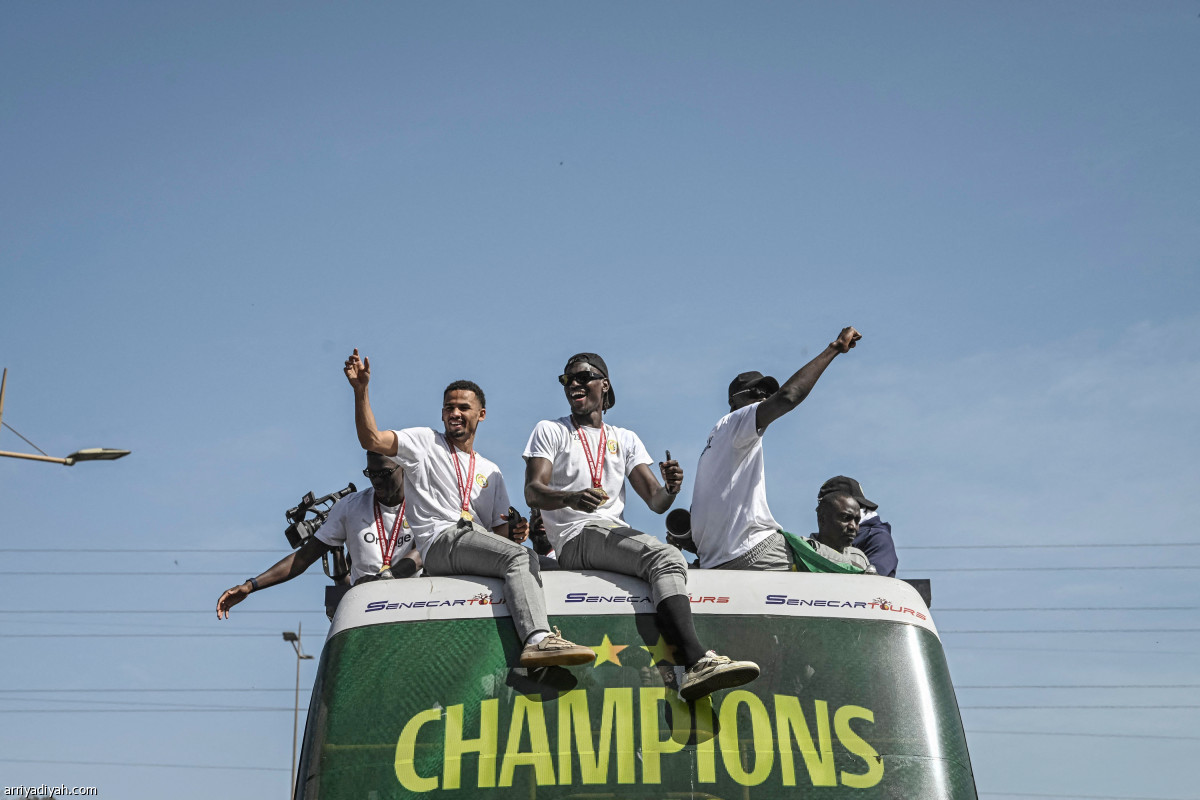 السنغاليون يحتفلون