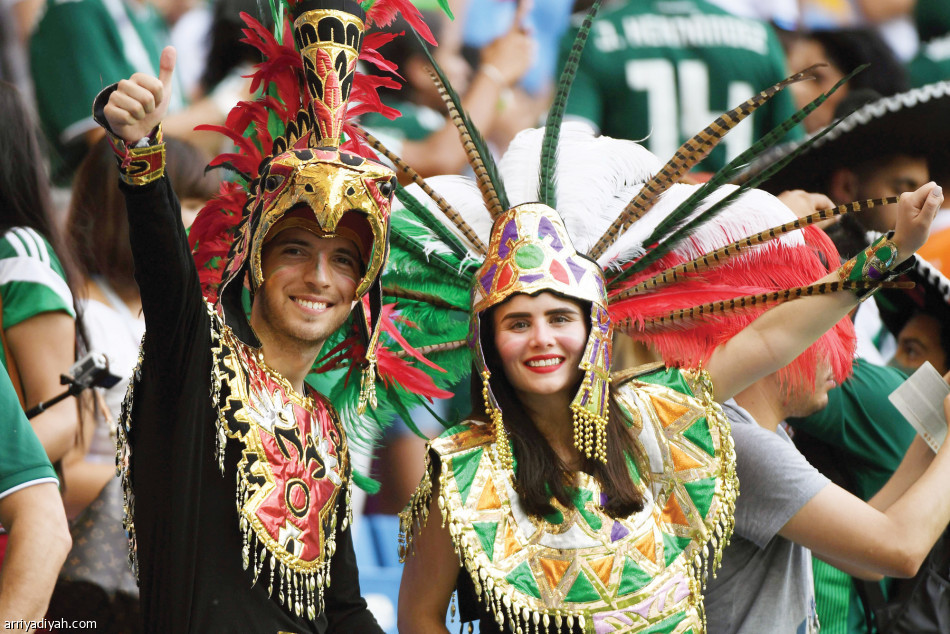 حضارة الآزتيك 
تغزو شوراع روسيا